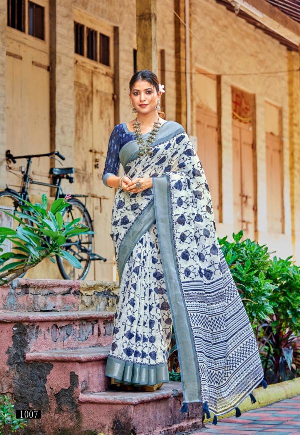 Vinamra Softy Lilen Silk Vol 2 Fancy Linen Saree Collection